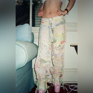 Designer Made, Marbled Pants 💖 (read more below)